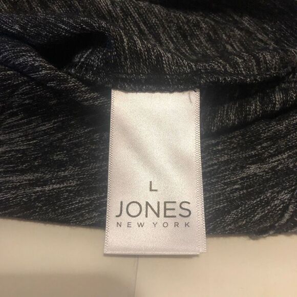 Jones New York Women’s Size L Long Sleeve Tunic Top Heather Gray - Picture 9 of 11